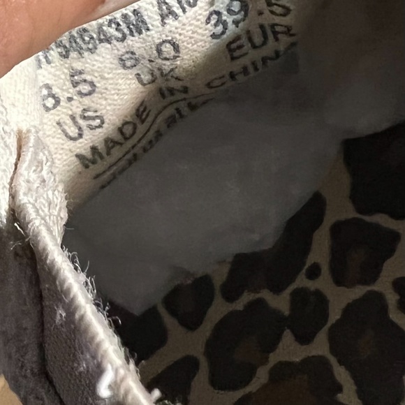 Keds Triple Decker Shoe Women’s 8.5 Tan Canvas Pineapple Animal Platform - Picture 6 of 6